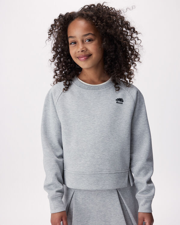 Chandail &agrave; col rond Interlock Recover pour filles